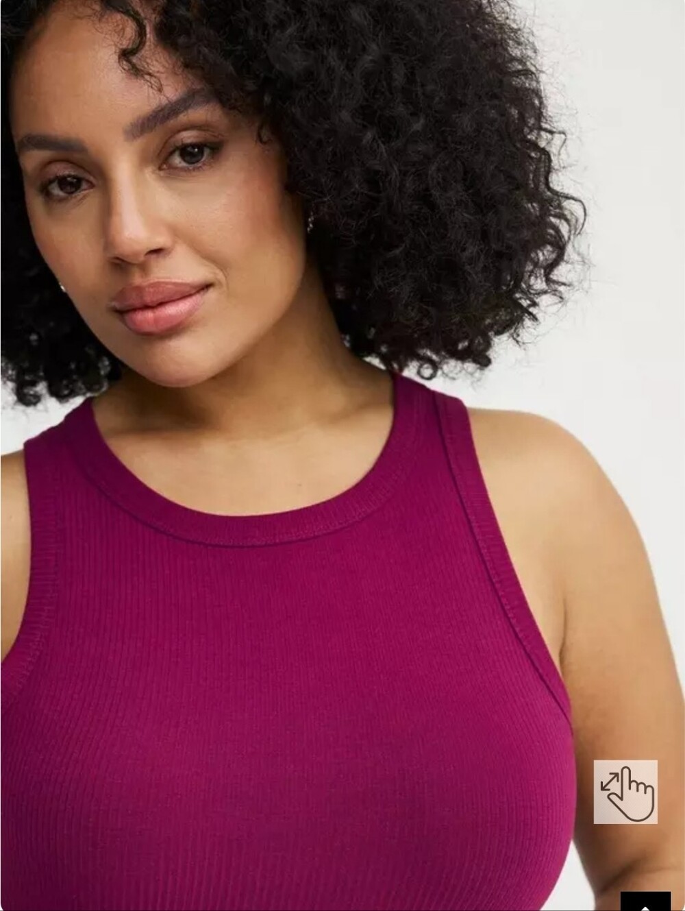 Torrid NWT Super Soft Rib High Neck Tank - Picture 2 of 10